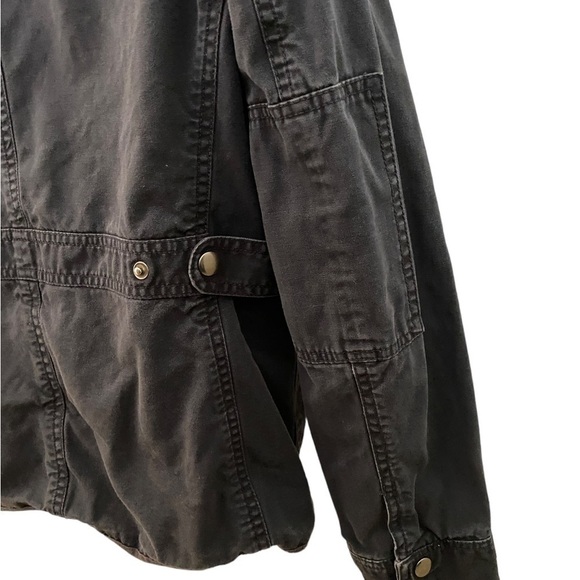 Kut from the KLOTH Gray Utility Full Zip Button Jacket Women M Medium - Picture 4 of 8